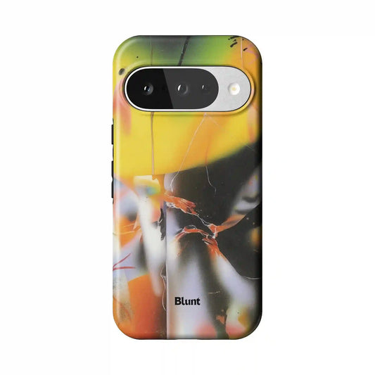 Golden Blur Pixel Case