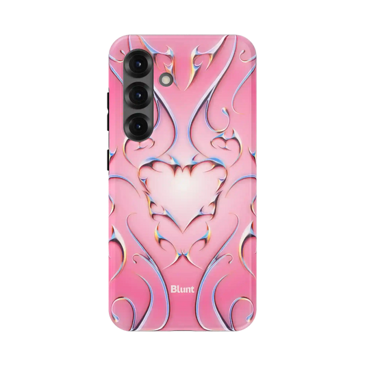 Bubble Heart Samsung Case