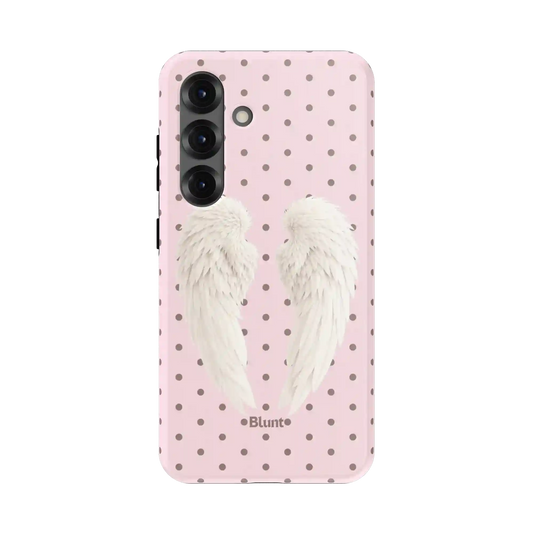 Pink Polka Wing Samsung Case