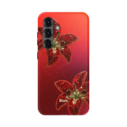 Scarlet Petals Samsung Case