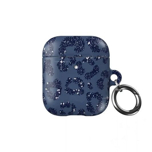 Blue Cheetah Print AirPod Case