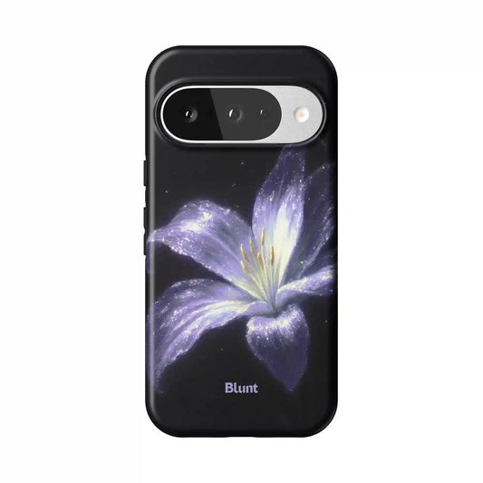 Lilac Lilly Pixel Case