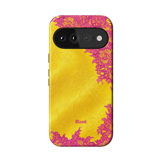 Lemon Chiffon Pixel Case