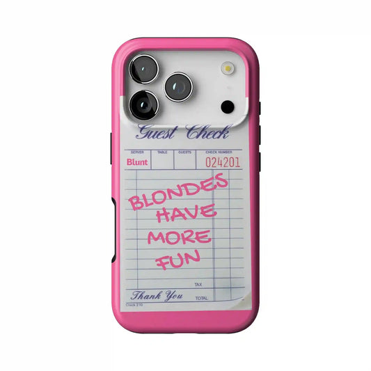 Blondes Have More Fun iPhone Case
