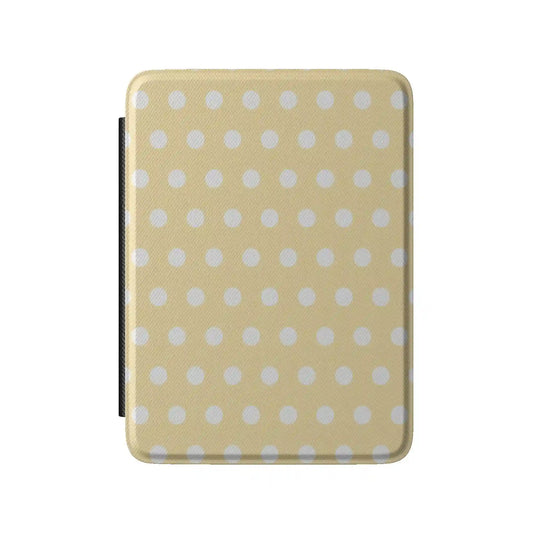 Butter Cream Polka Kindle Case