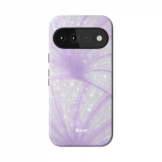 Golden Lilac Pixel Case