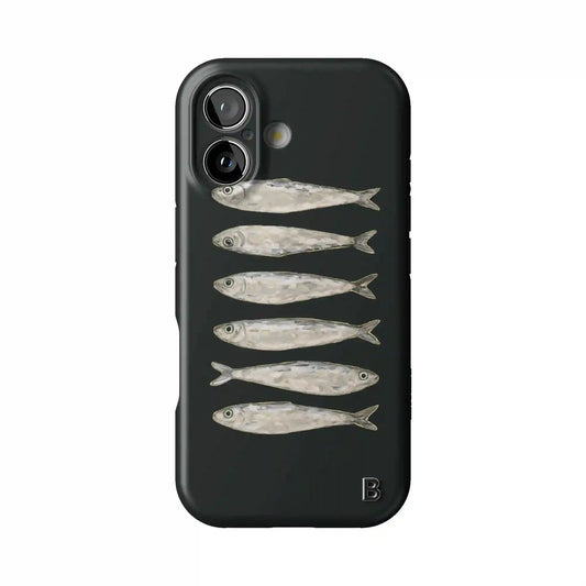 Black Mackarel Statement iPhone Case