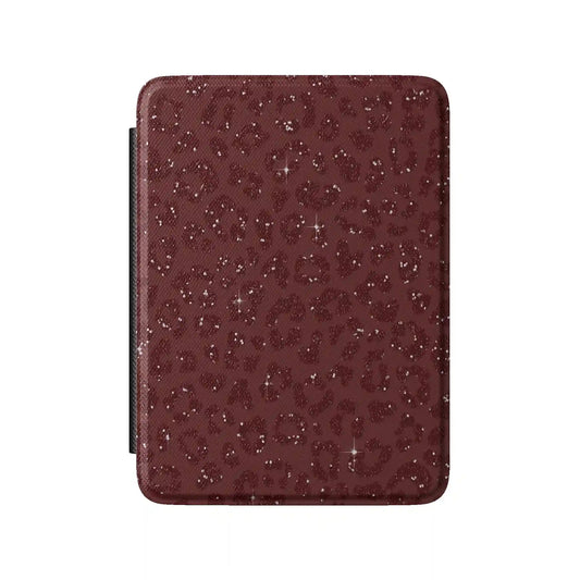 Burgundy Cheetah Print Kindle Case