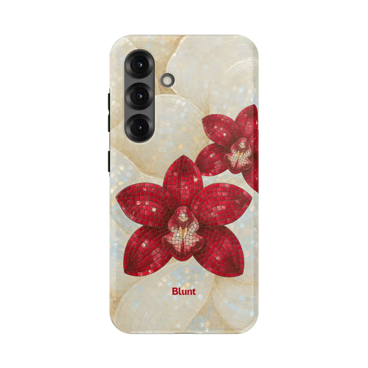 Crimson Orchid Samsung Case