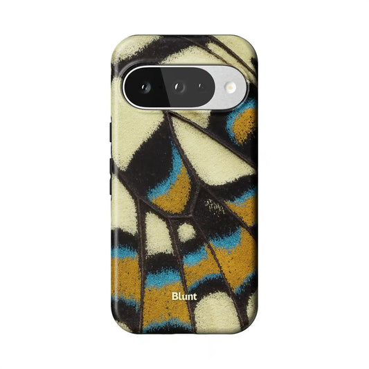 Sapphire Bloom Pixel Case