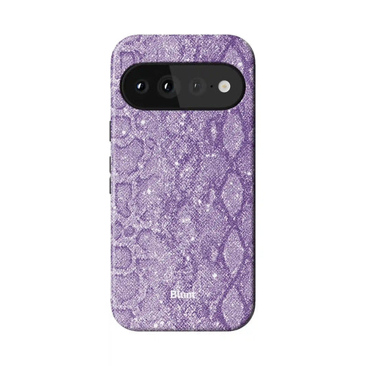Lilac Python Pixel Case