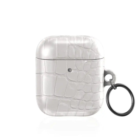 White Plush AirPod Case