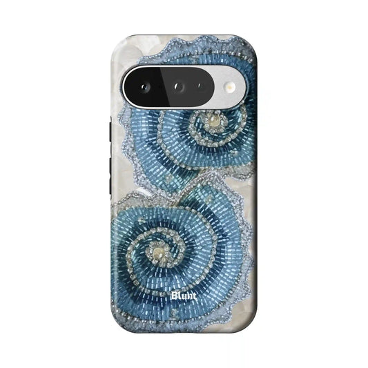 Ocean Whorl Pixel Case
