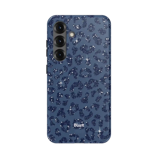 Blue Cheetah Print Samsung Case