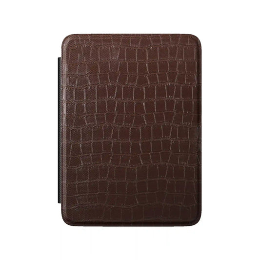 Chestnut Croc Kindle Case