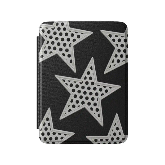 Noir Polka Star Kindle Case