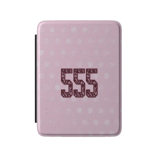 555 Pink Polka Kindle Case