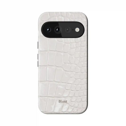 White Plush Pixel Case