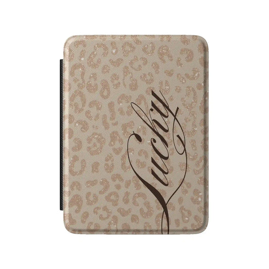 Cream Cheetah Lucky Kindle Case