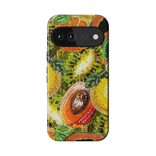 Golden Orchard Pixel Case