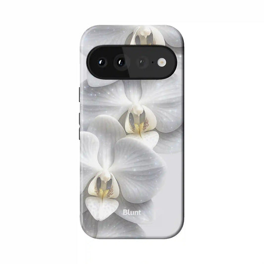 Ivory Orchid Pixel Case