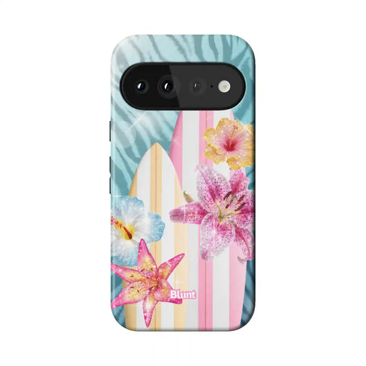 Tidal Teal Pixel Case