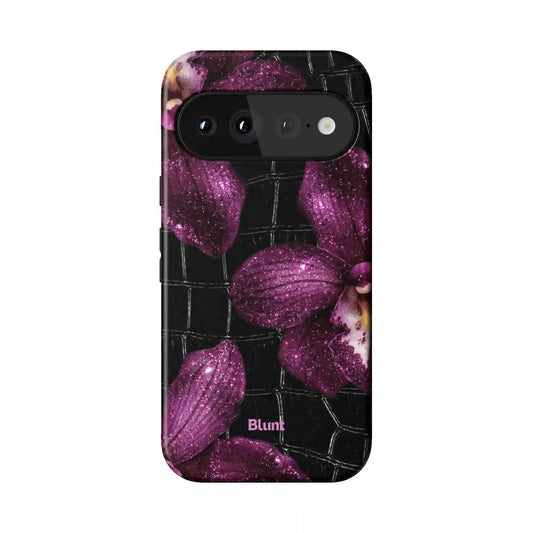 Obsidian Bloom Pixel Case