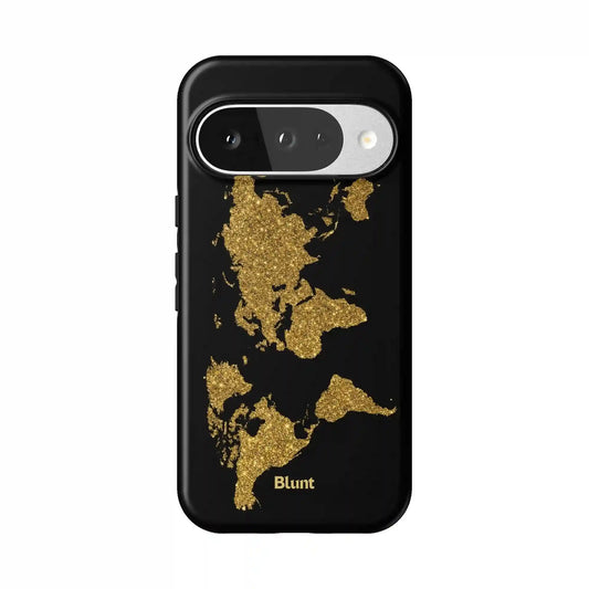 Golden Border Pixel Case