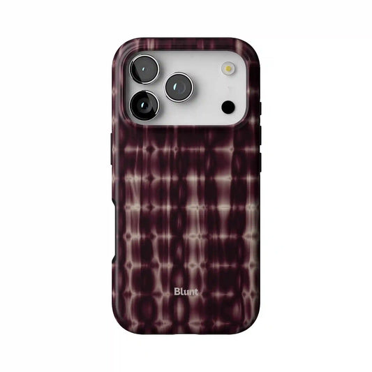 Purple Ripple iPhone Case