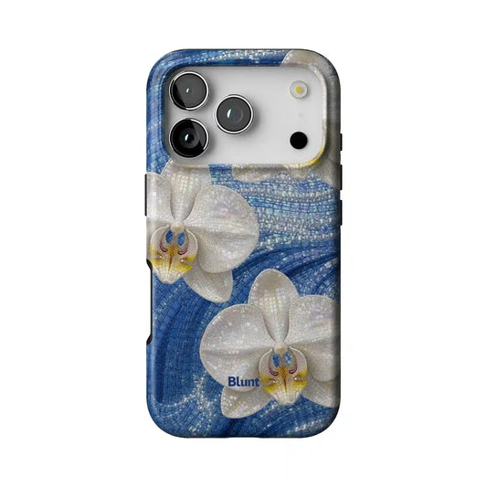 Bluelit Orchid iPhone Case