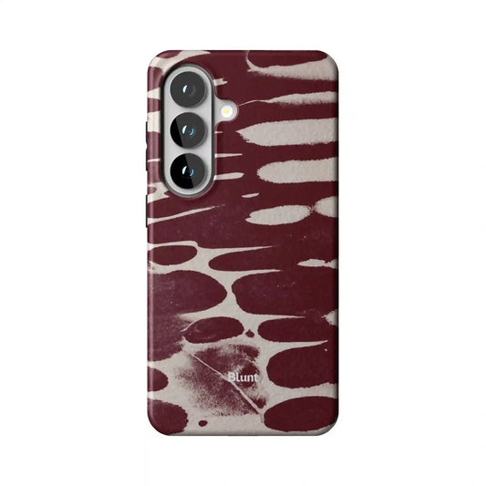 Crimson Noir Abstract Samsung Phone Case