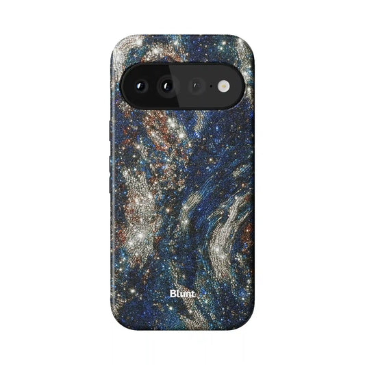 Midnight Marble Pixel Case