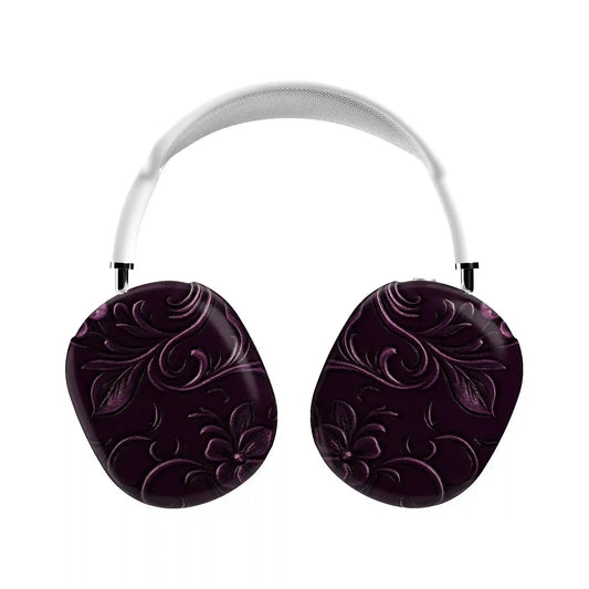 Plum Tooled Leather AirPod Max Case