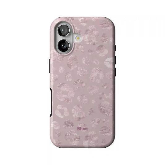 Pink Satin Cheetah iPhone Case