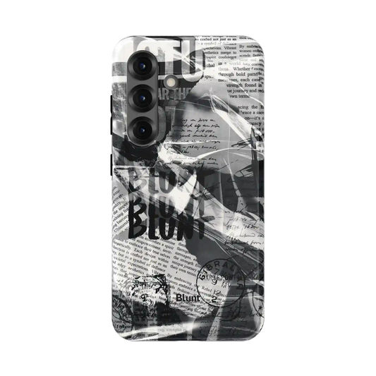 Black Love Letter Samsung Case