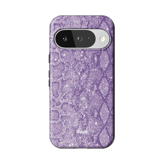 Lilac Python Pixel Case