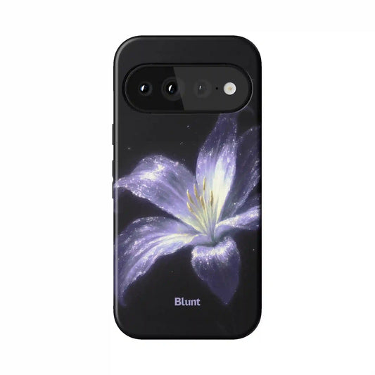 Lilac Lilly Pixel Case