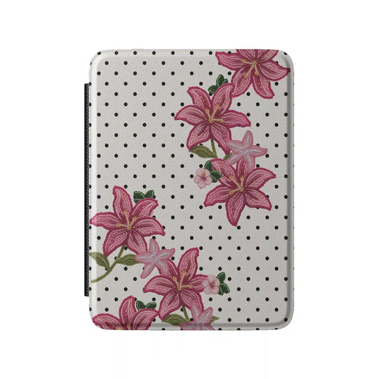 Dotted Blossom Kindle Case