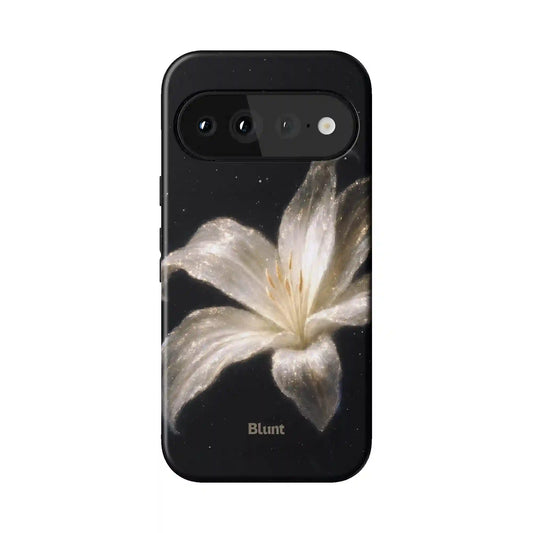 White Lilly Pixel Case