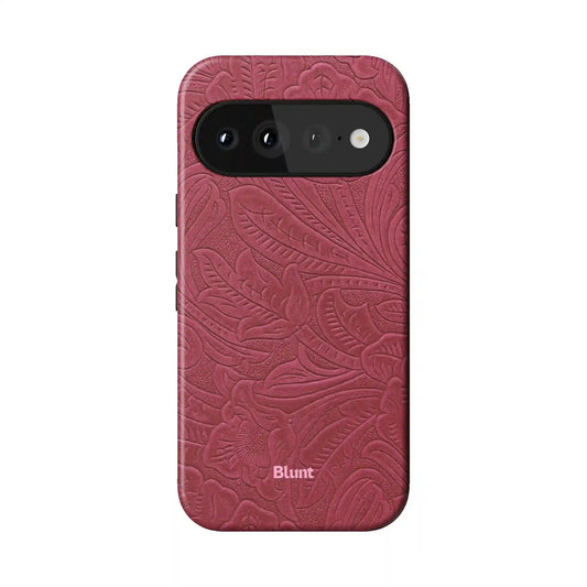Mauve Leather Pixel Case