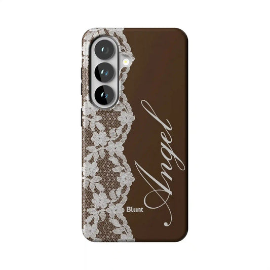 Brown Lace Angel Samsung Case